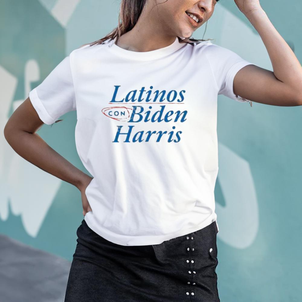 Joebiden Latinos Con Biden Harris Tshirt